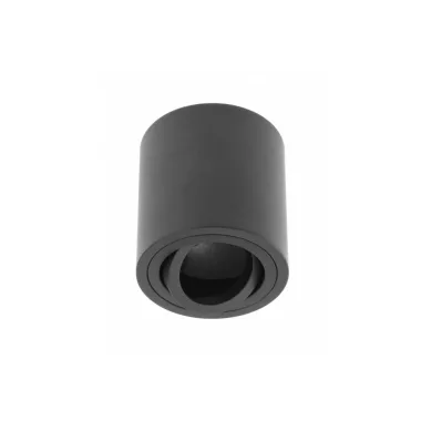 GTV OS-AVB8090OK1-00 Mennyezeti lámpatest AVEIRO BIS, alumínium, 80x90mm, IP20, max 20W, kerek, fekete