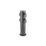   GTV OS-CORP36G-30  Kerti oszlop CORTA-P 36, IP54, AC220-240V, 50-60Hz, 4*Schucko aljzat, max.3500W, oszlop, grafit