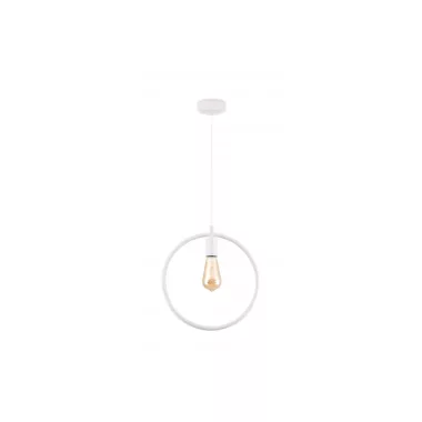 GTV OS-FI-E27-00-DEC Mennyezeti lámpatestek FIJA,2898, kör,AC220-240V,50/60Hz,1*E27, max.40W, IP20, Átmérő 31,5cm, single, fehér