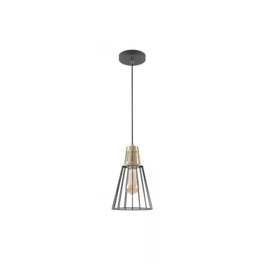 GTV OS-KAL-E27-11-DEC Mennyezeti lámpatestek KALIOPE,8068,AC220-240V,50/60Hz,1*E27,max.40W,IP20,  Átmérő 18 cm, single, fekete/arany