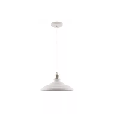 GTV OS-LOR-L-E27-00-DEC Mennyezeti lámpatestek  LORET L,9844,AC220-240V,50/60Hz,1*E27, max.40W,  Átmérő 34,8 cm,IP20, single, fehér