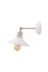 GTV OS-LORW-E27-00-DEC Fali lámpatest LORET+ kapcsolóval,8267,AC220-240V,50/60Hz,1*E27,max.40W, Átmérő 20 cm, single, fehér