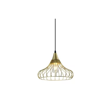 GTV OS-LOT-40-DEC Mennyezeti lámpatest,szerelvény LOTTE,2646,AC220-240V,50/60Hz,1*E27, IP20, Diaméter 33 CM,single, arany