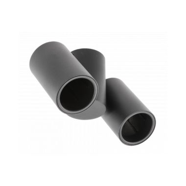 GTV OS-LUP-2GU10-10  Mennyezeti lámpatest LUPO, alumínium, 17,5×5,6×11,5, IP20, 2*GU10, max. 50W, kerek, fekete