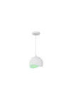 GTV OS-MAV-09-DEC Mennyezeti lámpatest, szerelvény MAVIA , 0917,AC220-240V,50/60Hz,1*E27, IP20, Diaméter 20 CM,single, fehér/zöld