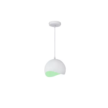 GTV OS-MAV-09-DEC Mennyezeti lámpatest, szerelvény MAVIA , 0917,AC220-240V,50/60Hz,1*E27, IP20, Diaméter 20 CM,single, fehér/zöld