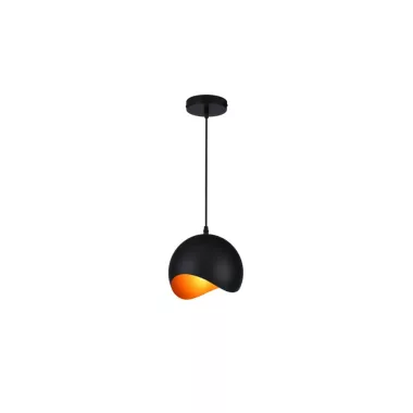 GTV OS-MAV-13-DEC  Mennyezeti lámpatest,szerelvény MAVIA ,1808 AC220-240V,50/60Hz,1*E27, IP20, Diaméter 20 CM,szimpla, fekete/arany