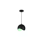   GTV OS-MAV-14-DEC Mennyezeti lámpatest,szerelvény MAVIA , 1839,AC220-240V,50/60Hz,1*E27, IP20, Diaméter 20 CM,single, fekete/zöld
