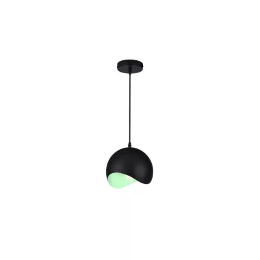 GTV OS-MAV-14-DEC Mennyezeti lámpatest,szerelvény MAVIA , 1839,AC220-240V,50/60Hz,1*E27, IP20, Diaméter 20 CM,single, fekete/zöld