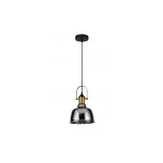   GTV OS-MUSC2-10-DEC Mennyezeti lámpatest,szerelvény MUSCARI 2,4857, AC220-240V,50/60Hz,1*E27, IP20, Diaméter 23 CM,single, fekete