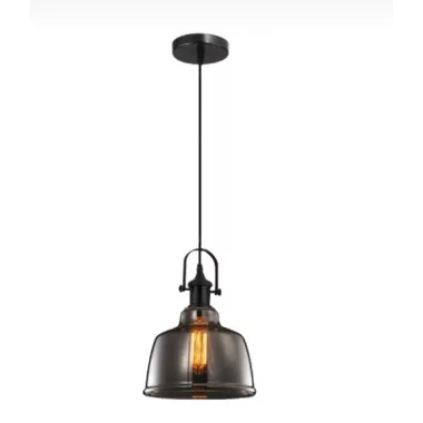 GTV OS-MUSC2-IIB-10-DEC MUSCARI 2 IIB Mennyezeti lámpa, 3862, AC220-240V, 50/60HZ, 1*E27, IP20, D.22.5CM, szimpla, fekete