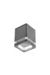 GTV OS-RIV102KWG-30 Mennyezeti lámpatest RIVEN, timsó, 102×120, IP54, max 35W, négyzet, grafit GTV OS-RIV102KWG-30 Mennyezeti lámpatest RIVEN, timsó, 102×120, IP54, max 35W, négyzet, grafit