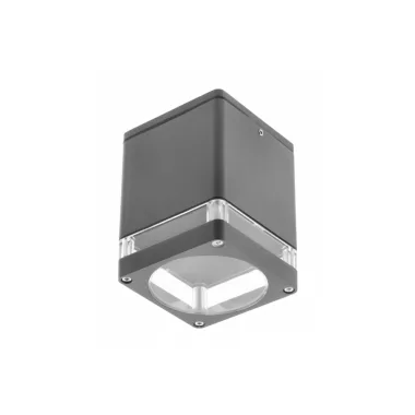 GTV OS-RIV102KWG-30 Mennyezeti lámpatest RIVEN, timsó, 102×120, IP54, max 35W, négyzet, grafit GTV OS-RIV102KWG-30 Mennyezeti lámpatest RIVEN, timsó, 102×120, IP54, max 35W, négyzet, grafit
