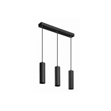 GTV OS-TRESD320W-00 Függesztett lámpatest TRESOS II, 3xGU10, alumínium, IP20, max. 3x20W, fekete