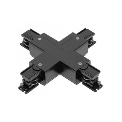   GTV XAE-LKXUC-10 SAROKCSATLAKOZÓ X X-RAIL-hez, 166x166mm, fekete