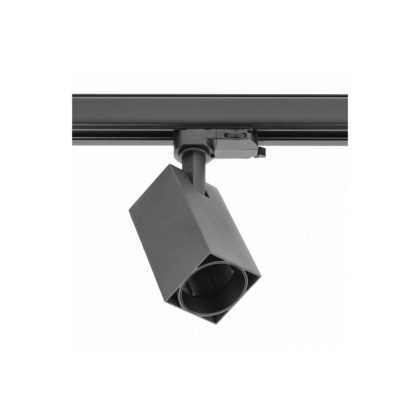   GTV XLD-LMAGU10OC-NB Sín lámpatest,sínes rögzítés LIMA GU10, max.20W, AC220-240V, 50/60 Hz, IP20,IK08, kerek, fekete