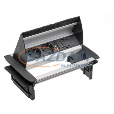 GTV AE-PBC2GS1HDMI-53BKS Süllyeszthető elosztó 2xSCHUKO aljzat, 1xHDMI, AC220-240V, 3600W, IP20, 16A, 1,5m GTV AE-PBC2GS1HDMI-53BKS Süllyeszthető elosztó 2xSCHUKO aljzat, 1xHDMI, AC220-240V, 3600W, IP20, 16A, 1,5m