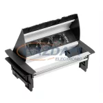   GTV AE-PBC3GS-53BKS Süllyeszthető elosztó 3xSCHUKO aljzat, AC220-240V, 3600W, IP20, 1,5m