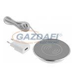 GTV AE-ZLADLUX-40 Vezetéknélküli töltő 2m USB 10W, 2A
