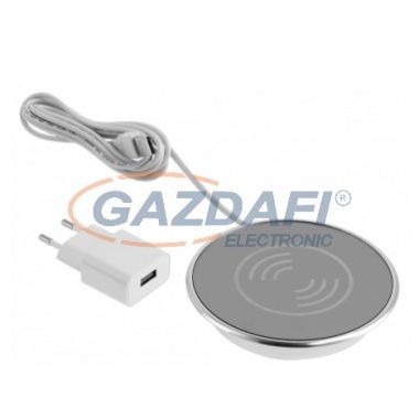 GTV AE-ZLADLUX-40 Vezetéknélküli töltő 2m USB 10W, 2A