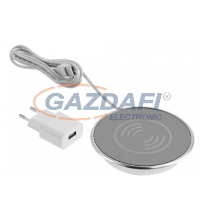 GTV AE-ZLADLUX-40 Vezetéknélküli töltő 2m USB 10W, 2A