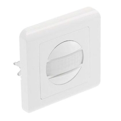   GTV CR-CR1400-00 CR-14 Oldalfalba süllyeszthető mozgásérzékelő, max 500W, AC220-240V, 50/60Hz, 160°, 9 méter, IP20, fehér