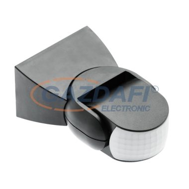 GTV CR-CR9000-10 CR-9 Mozgásérzékelő max 1200W, AC220-240V, 180°, max 8m, IP65, fekete