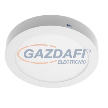 GTV LD-ORN13W-NBP LED panel falon kívüli, kerek 13W, 1020lm, AC220-240V, 50/60Hz 4000K, IP20