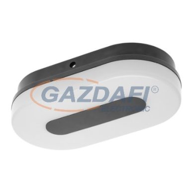 GTV LD-TWI10WOW-40 TWIST LED Lámpa, 10W, 750lm, IP65, 4000K, ovális, fehér, 205x115x50mm