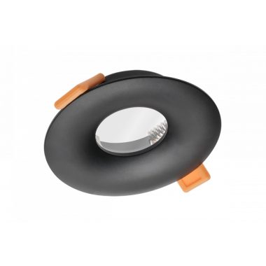 GTV OP-ALSOK-00 Süllyesztett kerek spot lámpatest, ALESSIO, fekete színben