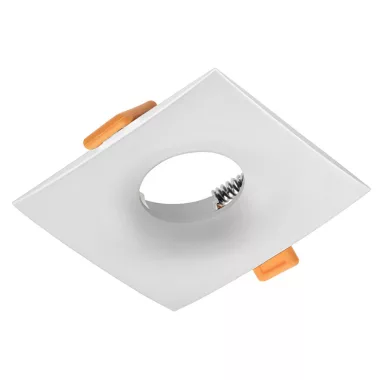 GTV OP-OPRKWT-10 Süllyesztett négyzet alakú spot lámpatest, fehér színben