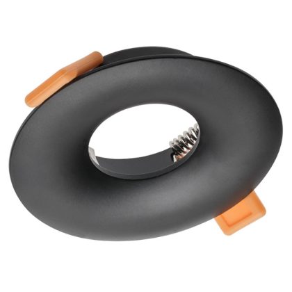   GTV OP-AUROKC-00 Süllyesztett kerek spot lámpatest, AURORA, fekete színben