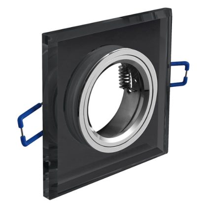   GTV OP-OPRKWT-21 Süllyesztett négyzet alakú spot lámpatest, BRILLANTE, fekete színben