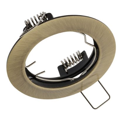   GTV OP-PROD3-30 Mennyezeti kerek spot lámpatest, PORTO, antik arany színben