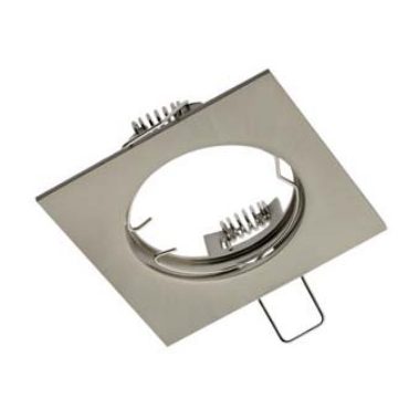 GTV OP-PROD4-02 Süllyesztett négyzet alakú spot lámpatest, inox
