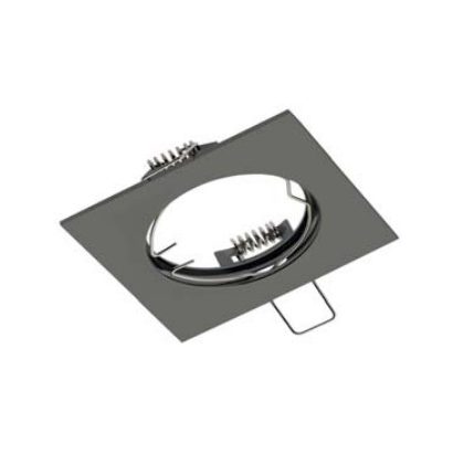   GTV OP-PROD4-21 Süllyesztett négyzet alakú spot lámpatest, fekete króm