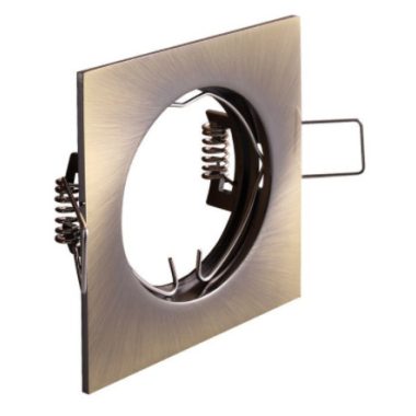 GTV OP-PROD4-30 Süllyesztett négyzet alakú spot lámpatest, antik arany