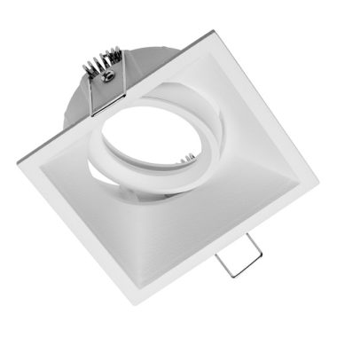 GTV OP-OPRKWT-10 Süllyesztett négyzet alakú spot lámpatest, fehér színben