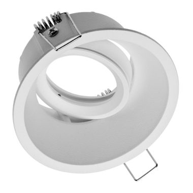 GTV OP-SALOK-10 Süllyesztett kerek spot lámpatest, SALTO, fehér színben