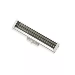 GLAMOX GVR505 Halogén hősugárzó, 44x10 cm, 500 W