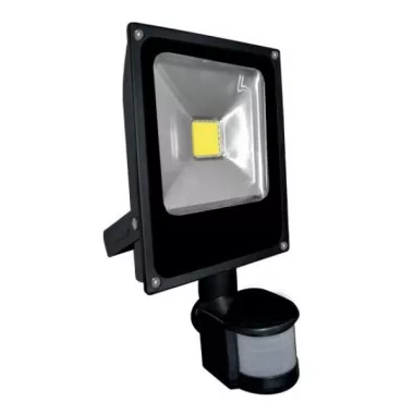 GREENLUX GXDS105 mozgásérzékelős LED fényvető, 20W, IP44, hideg fehér