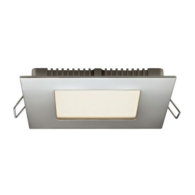 GREENLUX GXDW111 "Vega" LED mennyezeti lámpa, 18W, 1350lm, 3800K, 230V, IP20, 225x225mm, matt króm