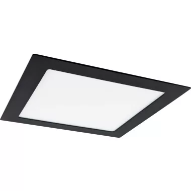 GREENLUX GXDW375 LED120 VEGA-S fekete 24W WW 1800/3000lm - Süllyeszthető/beépíthető  LED lámpa,1150 g,2800K