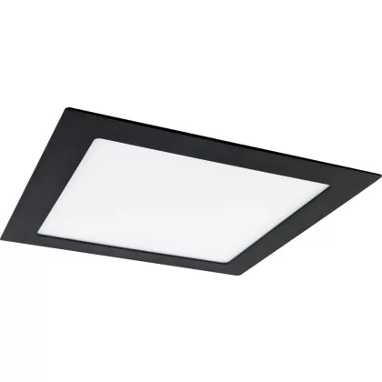   GREENLUX GXDW375 LED120 VEGA-S fekete 24W WW 1800/3000lm - Süllyeszthető/beépíthető  LED lámpa,1150 g,2800K