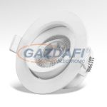   GREENLUX GXLL031 LED JIMMY süllyesztett kerek, billenthető SMD LED lámpa 7W természetes fehér