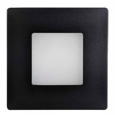 GREENLUX GXLL353 DECENTLY IP44 Black 1.7W WW 100lm - Beépíthető LED lámpa,85 x 85 x 36 75 g,2700K