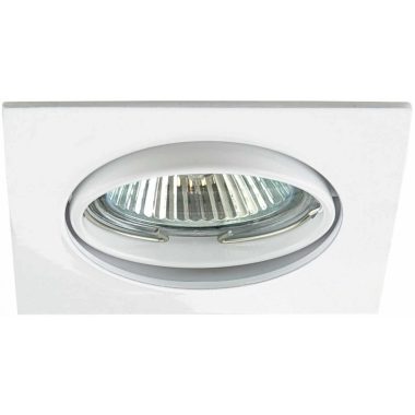 GREENLUX GXPL067 IZZY DT10-W - Dönthető mennyezeti lámpakeret - alumínium, négyzet alakú, 80 mm x 80 mm 67 g