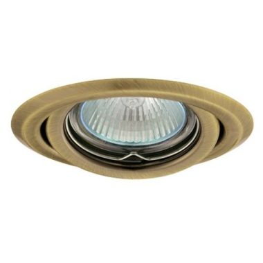 GREENLUX GXPP033 süllyeszett lámpatest, állítható, AXL 2115-BRM, matt sárgaréz