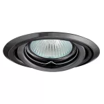   GREENLUX GXPP037 süllyeszett lámpatest, állítható, AXL PV16V-GM, fekete króm