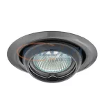   GREENLUX GXPP044 AXL 2117-GM süllyesztett spotlámpa, billenthető, fekete króm